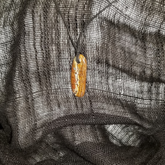 **SOLD** Unisex Australian Yowah Opal Necklace - Picture 6 of 12